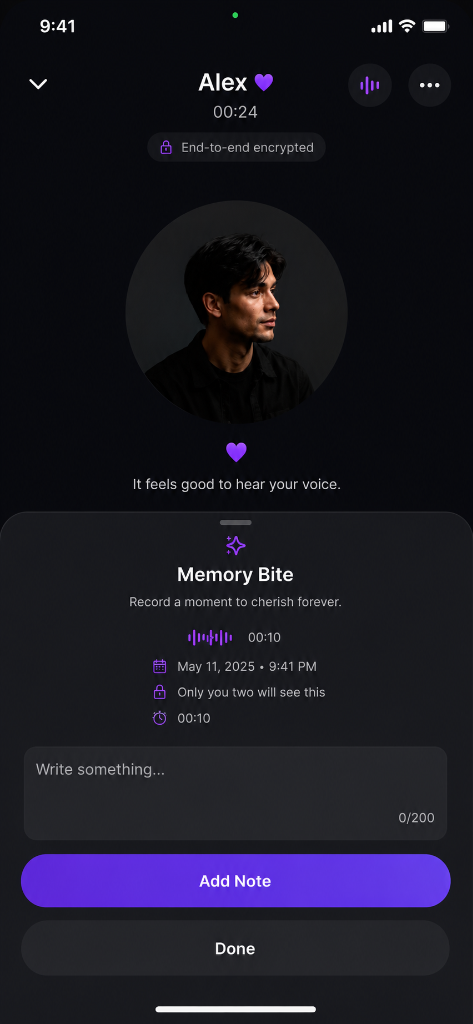 Audio Memory Bite Saved